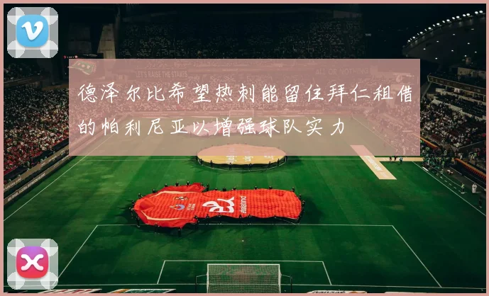 德泽尔比希望热刺能留住拜仁租借的帕利尼亚以增强球队实力